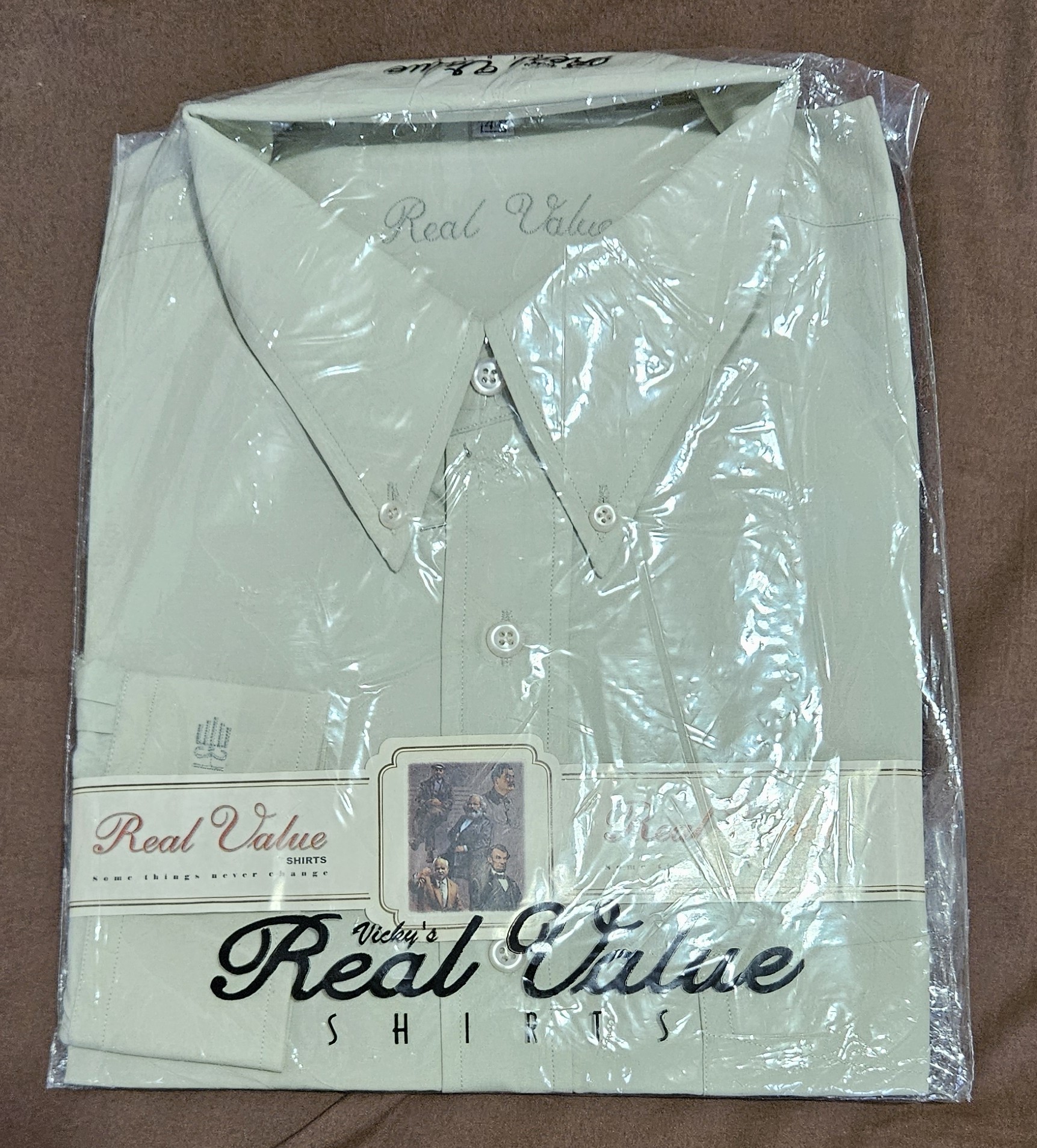 BRAND NEW PACKED MEN'S FORMAL LONG SLEEVE SHIRT (X-LARGE)