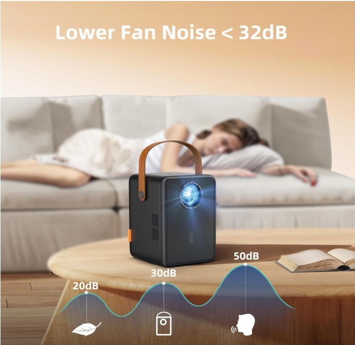 Mini Projector with 5G WiFi & Bluetooth 5.2, FunFlix G1 1080P - photo 4