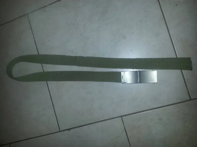 2 Belts. Red one is vegan leather, Fabric one not. - photo 3