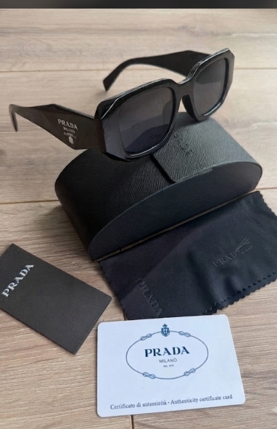 Prada Milano Black Sunglasses with Case