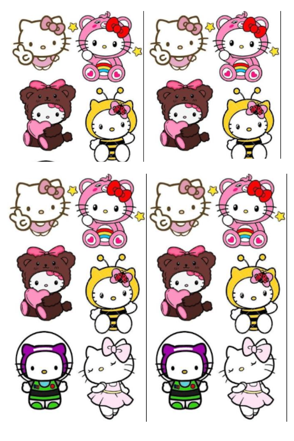 Hello Kitty Color-Your-Own Sticker Set - Vol 1. - photo 4