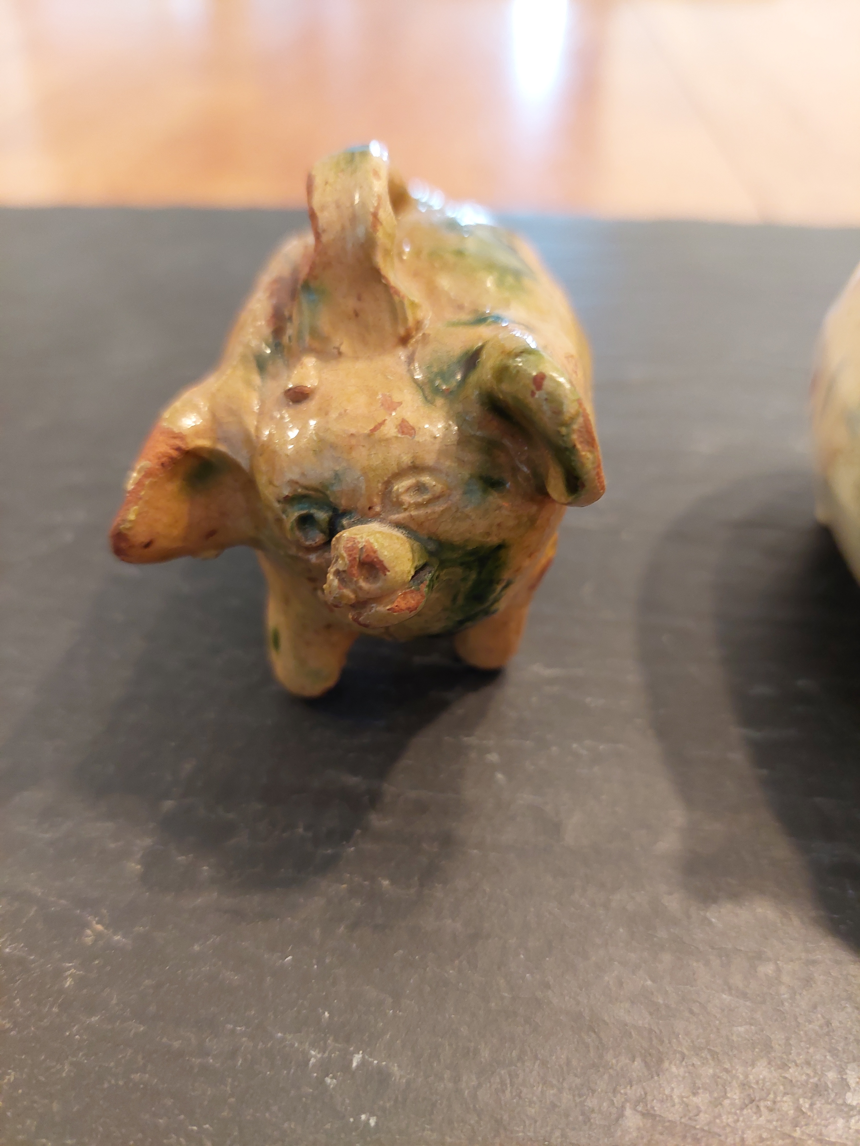Set of 3 Whimsical Ceramic Piggy Banks - photo 3