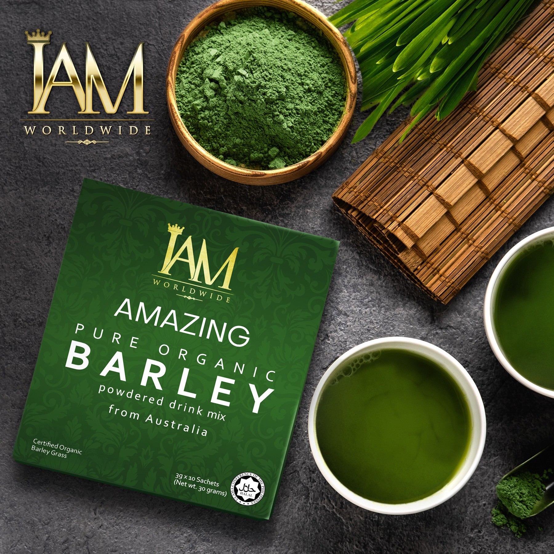 IAM Worldwide Pure Organic Barley Grass 🌿
