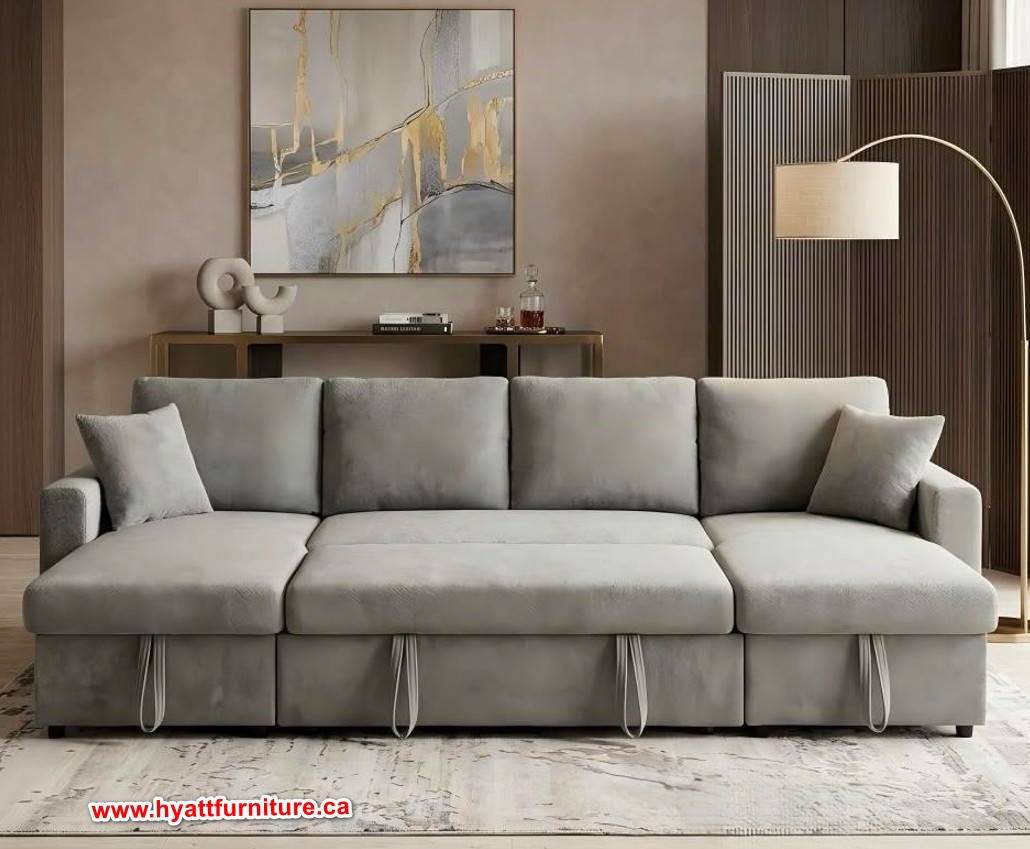 Brand new Large Chenille Sectional Sofa Bed only $998 - photo 2