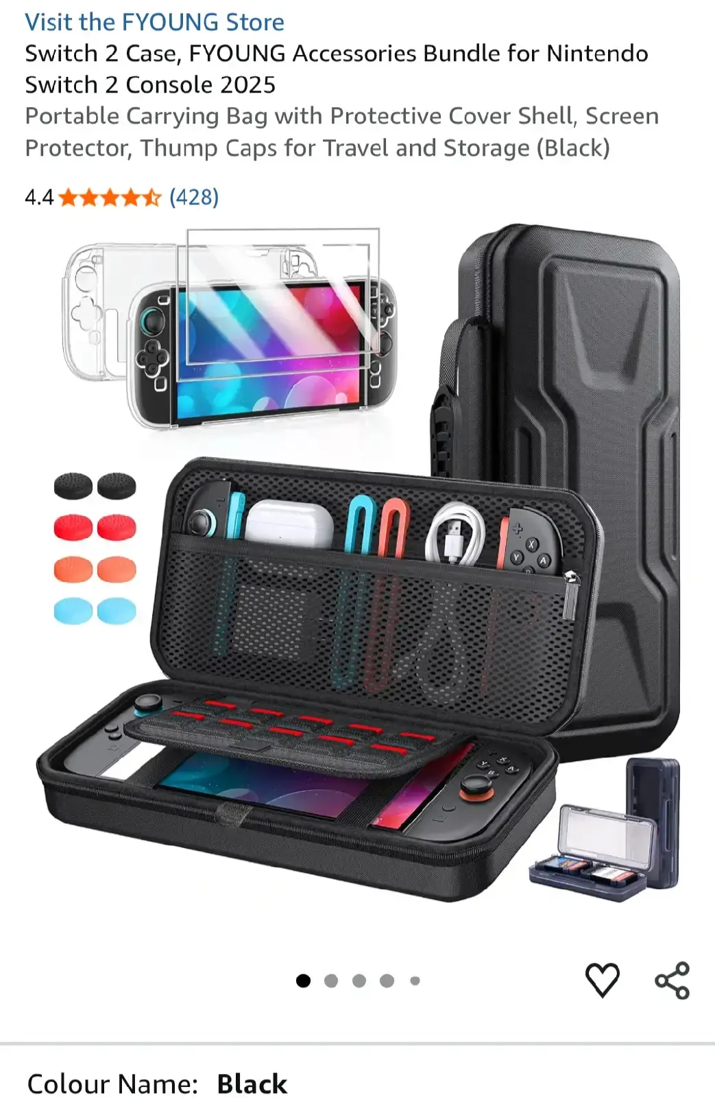 FYOUNG Carrying Case for Nintendo Switch 2