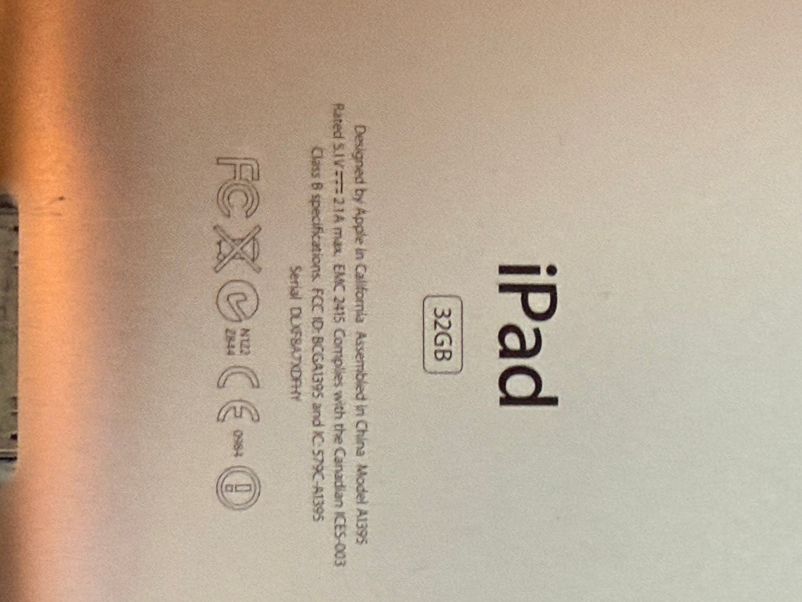 Apple iPad 2 32GB Wi-Fi - Reset, Working, Ready