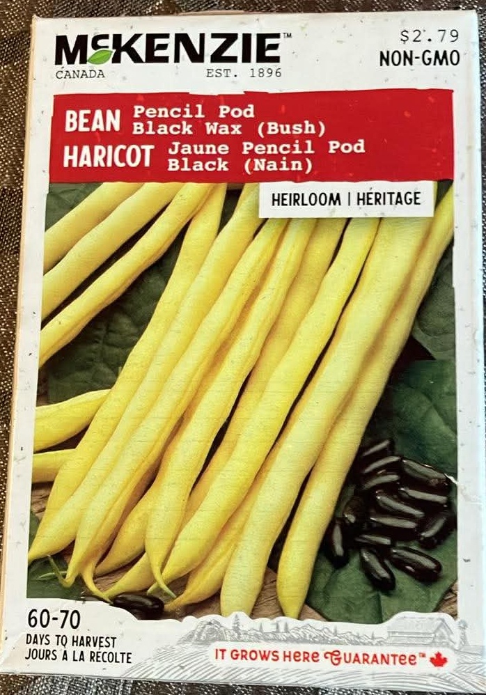 Bean Pencil Pod Black Wax (Bush)