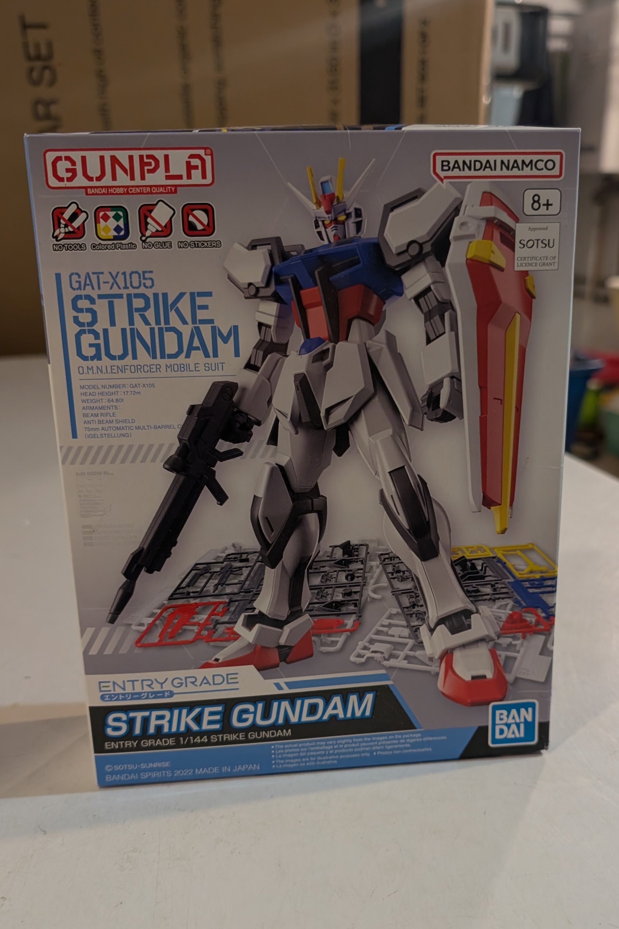 Bandai Gunpla Entry Grade 1/144 Strike Gundam Model Kit - photo 2