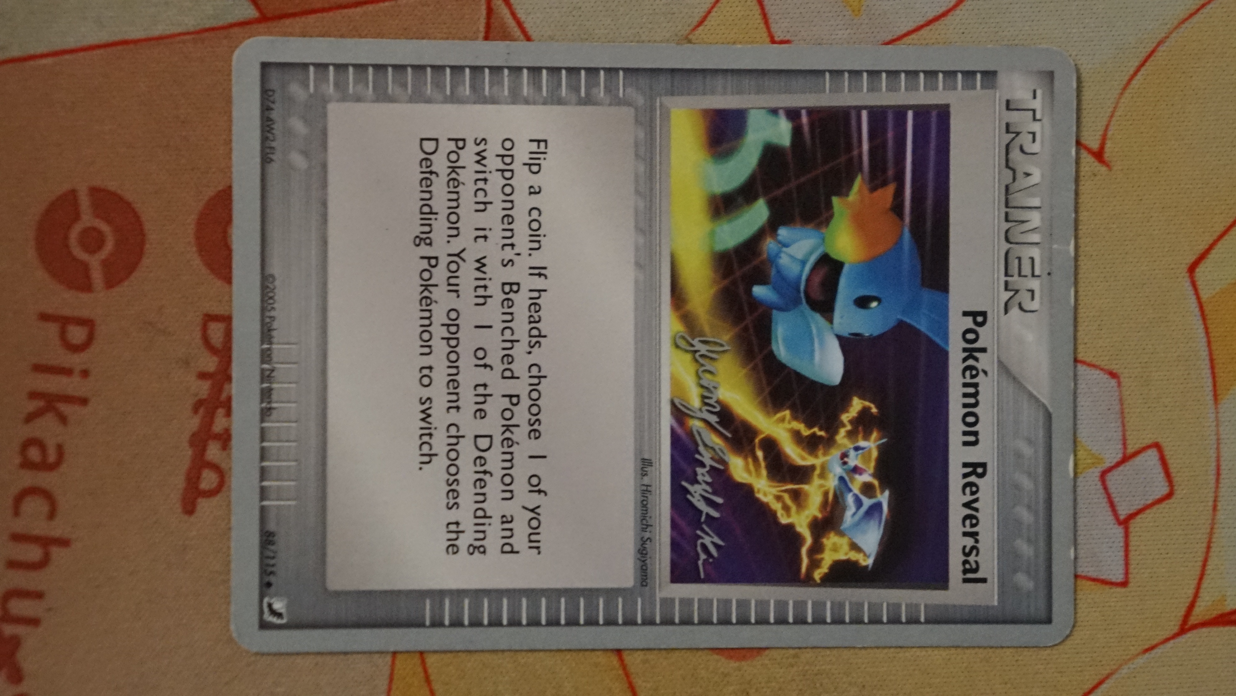Pokemon Pokemon Reversal 88/115 World Championships 2007 Deck LP - photo 3