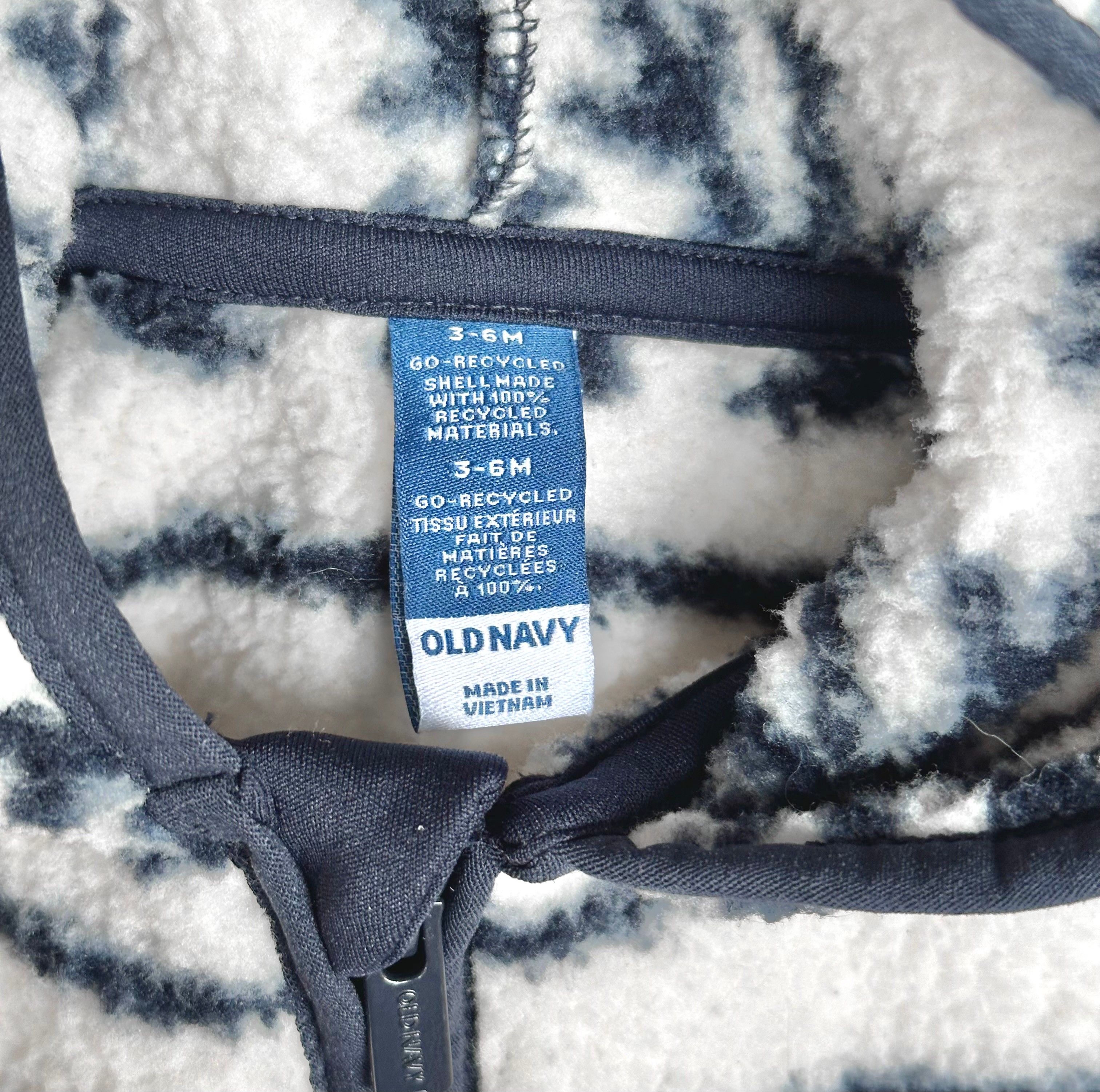 Baby Boy - Old Navy Hooded Winter Bunting - 3-6 Months - photo 3