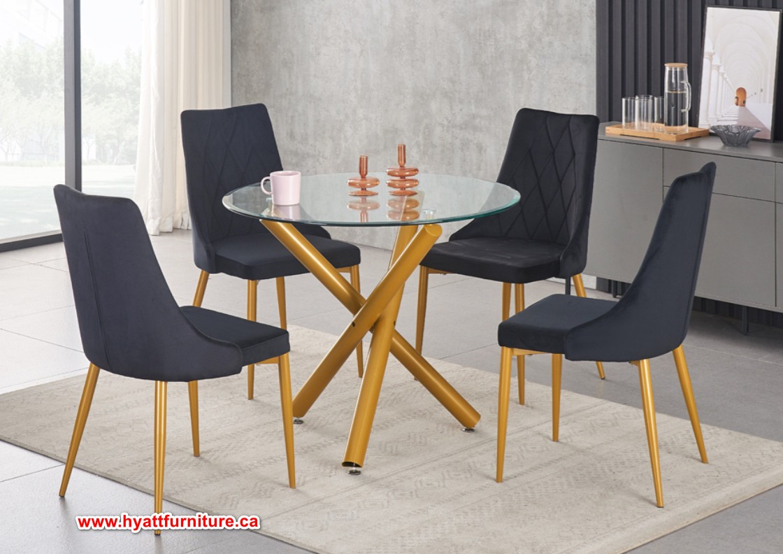 Brand new 5pcs Designed Glass Dinette only $398