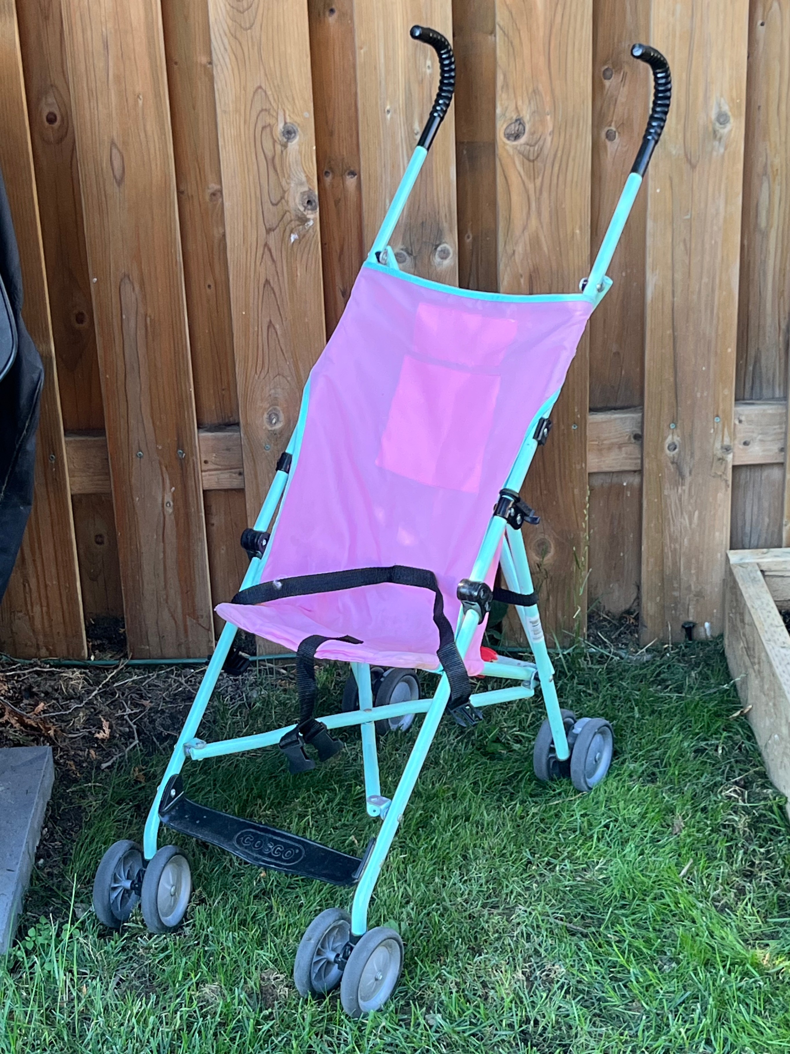 Foldable baby stoller, umbrella style