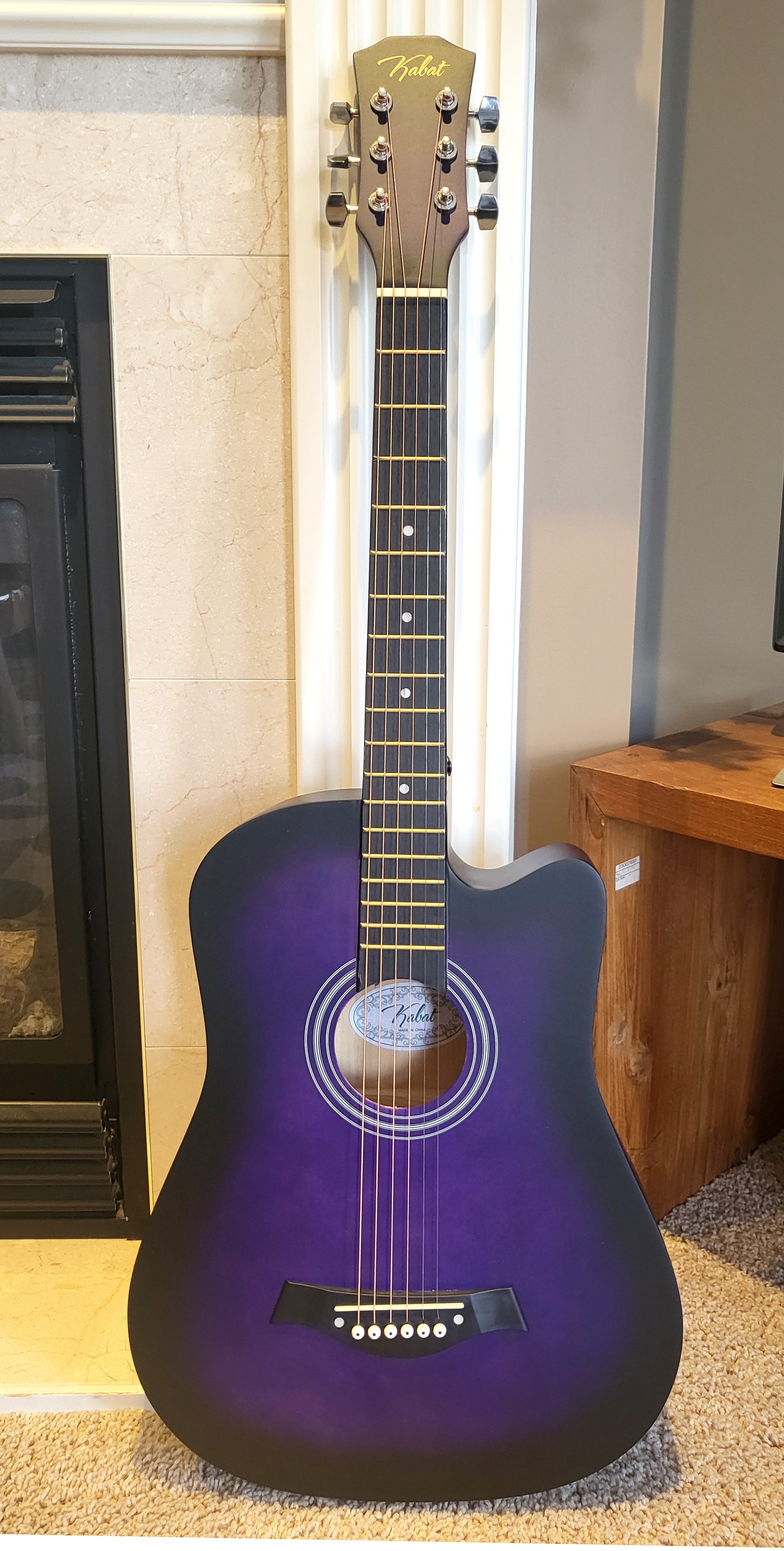 Brand New 38" Purple Acoustic Guitar Perfect for Beginners - photo 2