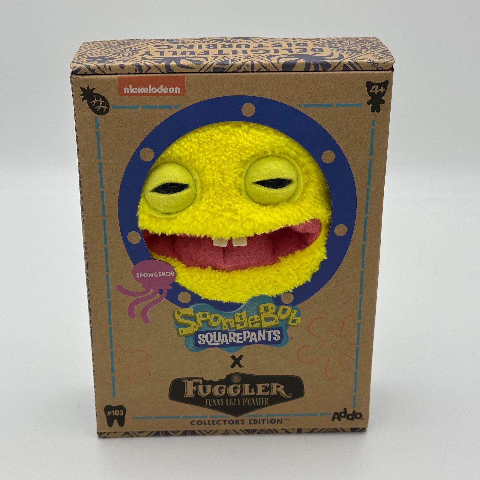 Fuggler X Spongebob Squarepants Plush NEW SEALED