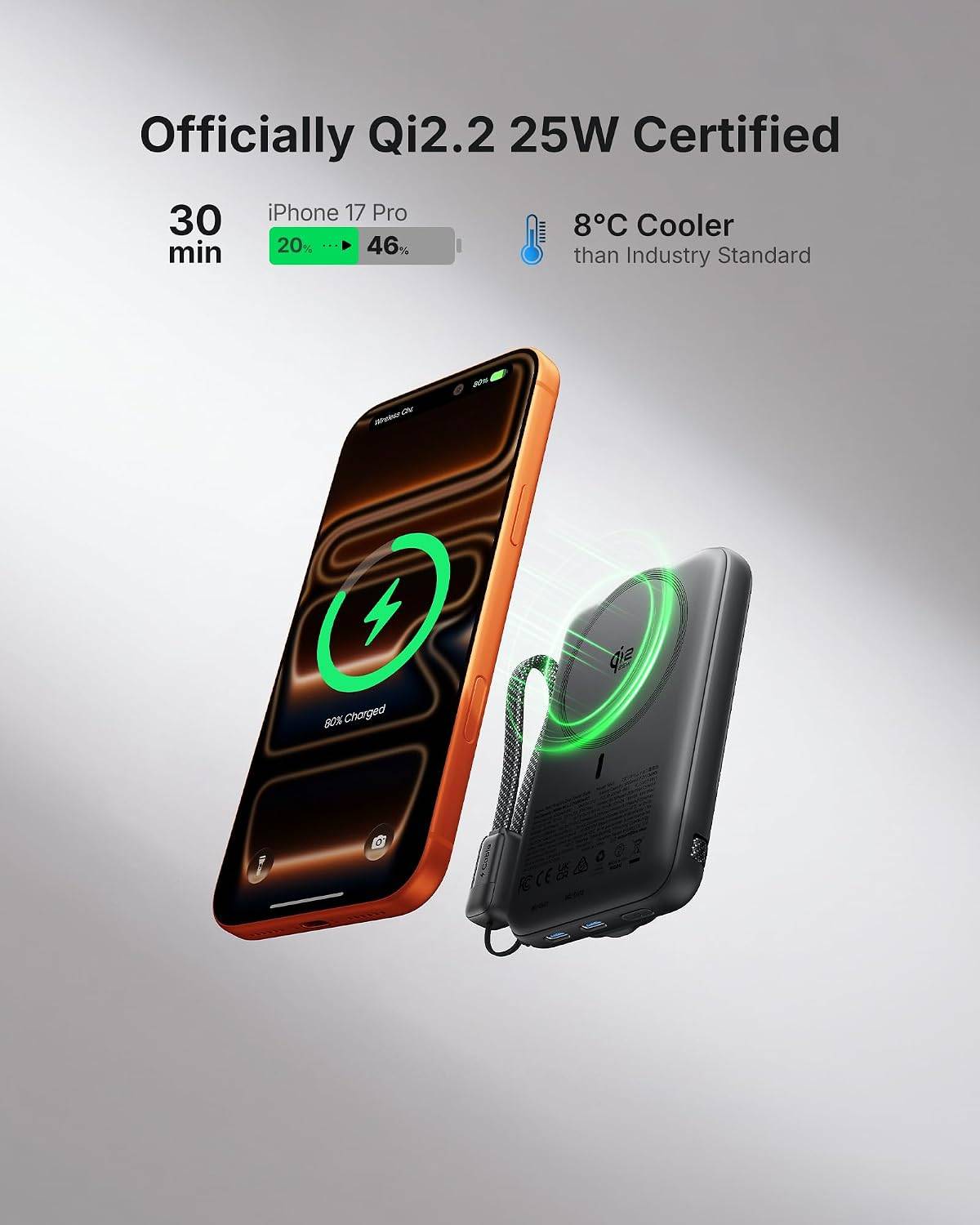 Power Bank, 10000mAh Apple Watch Charger - photo 3