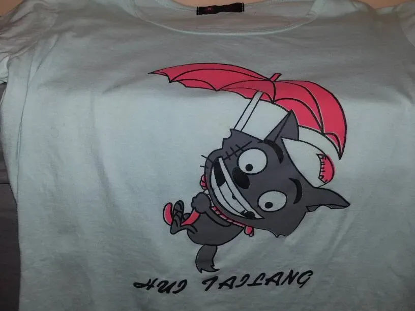 Hui Tailang (Wolffy) Cartoon Vintage T-Shirt EUC -- Says XXL ... - photo 4