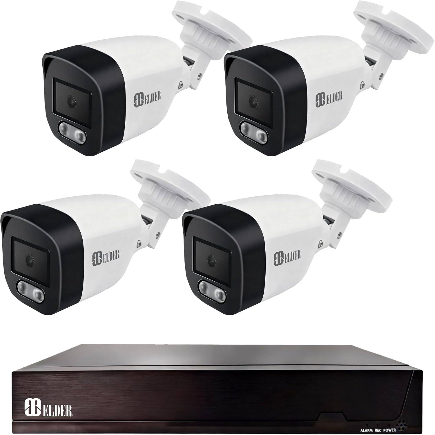 Security Camera System, 4 Camera 5MP, 500GB DVR Surveillance Kit