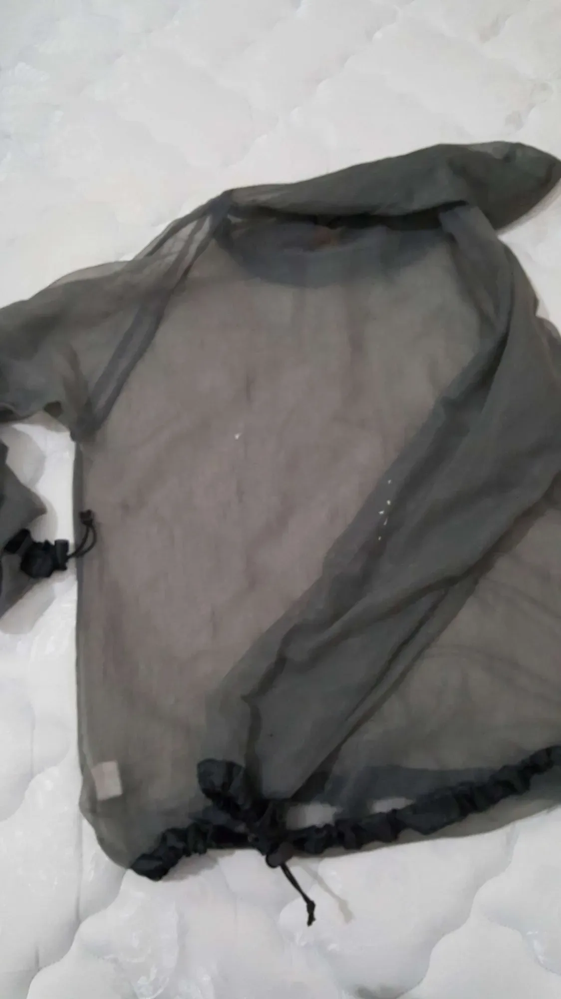 mosquito net top with zippered hood mask that covers whole fa... - photo 5