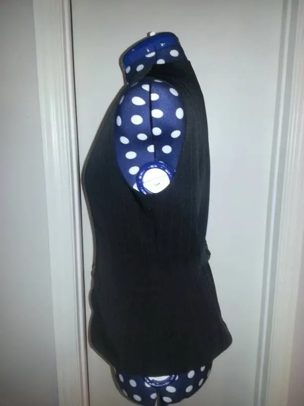 Dapper AF Pin Striped Town & County Vest W Extra Button - photo 2