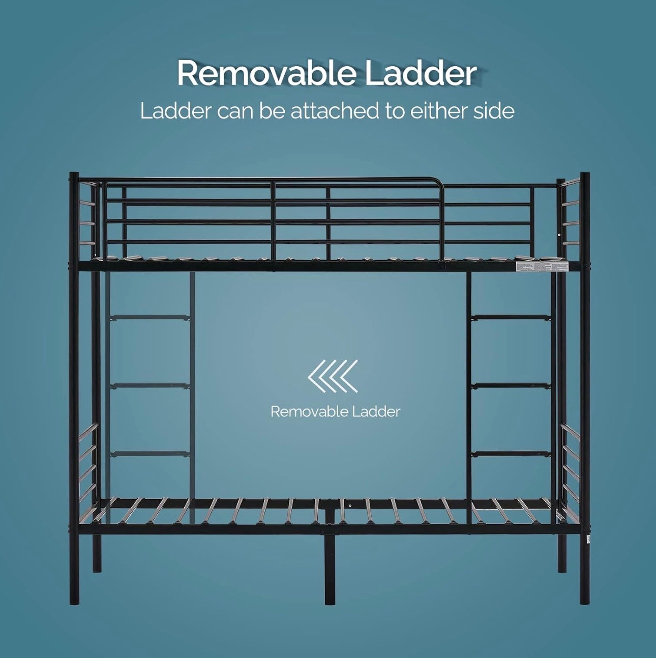 READ: Metal Bunk Bed Twin Over Twin Heavy Duty Bed Frame - photo 4