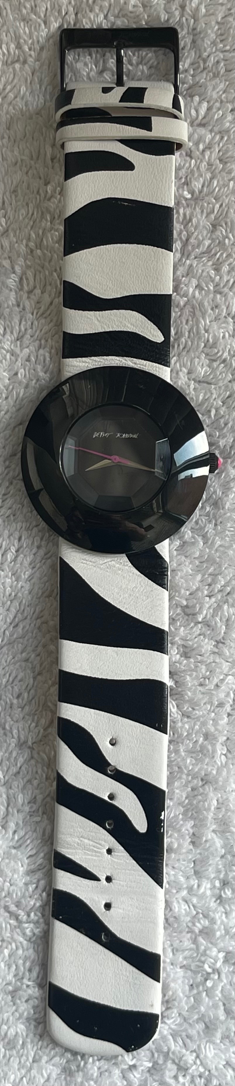 Betsey Johnson Zebra Print Watch BJ00123-04 (Needs Battery) - photo 3