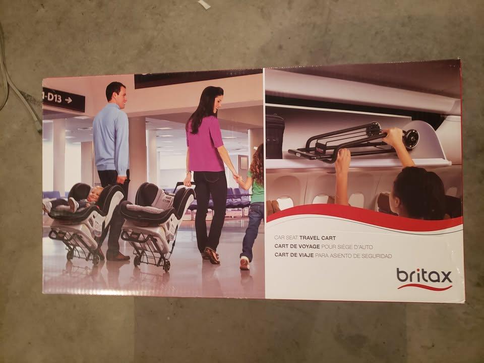 Britax Car Seat Travel Cart. New in Box.