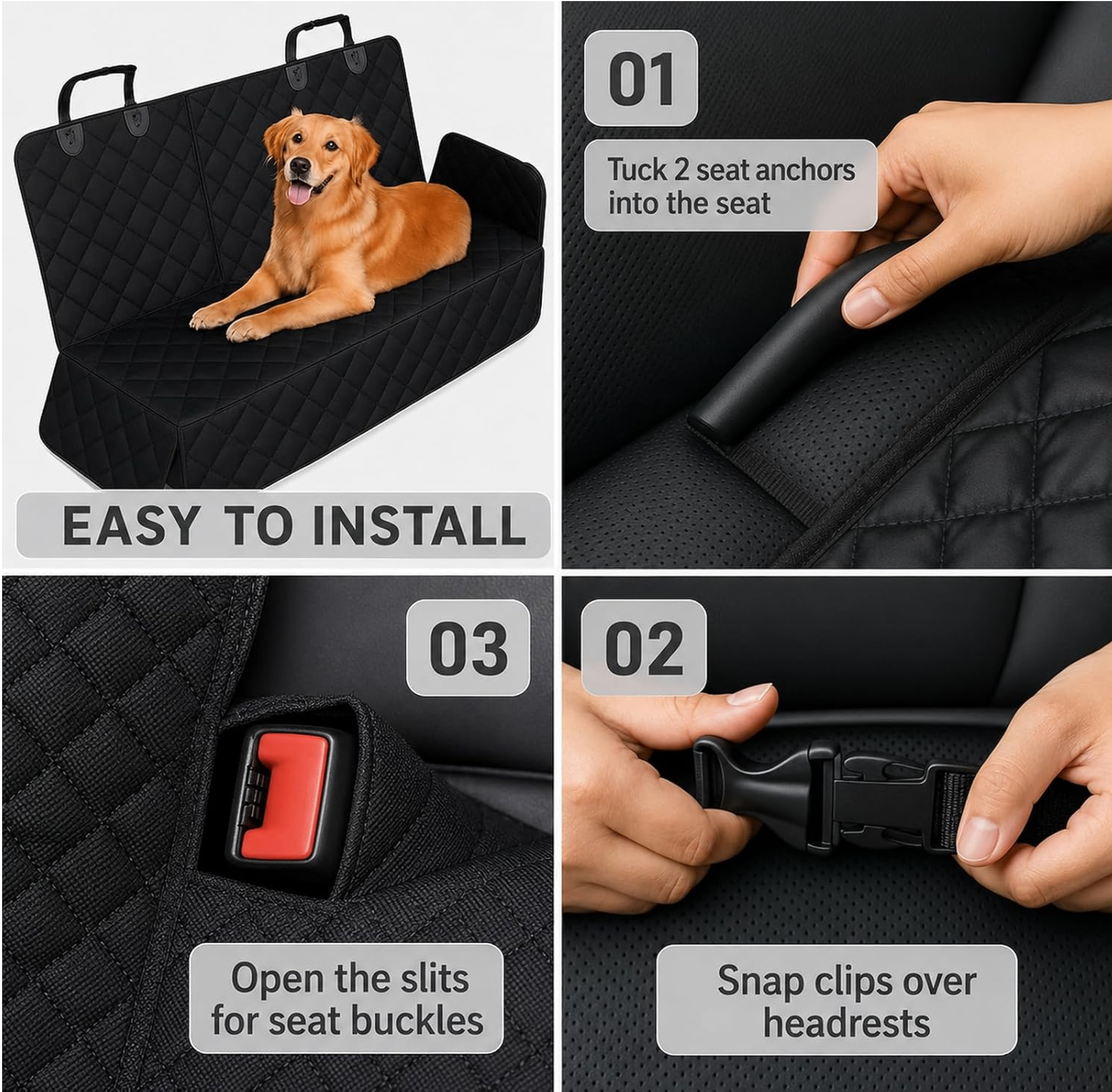New Waterproof Dog Car Seat Cover - photo 3