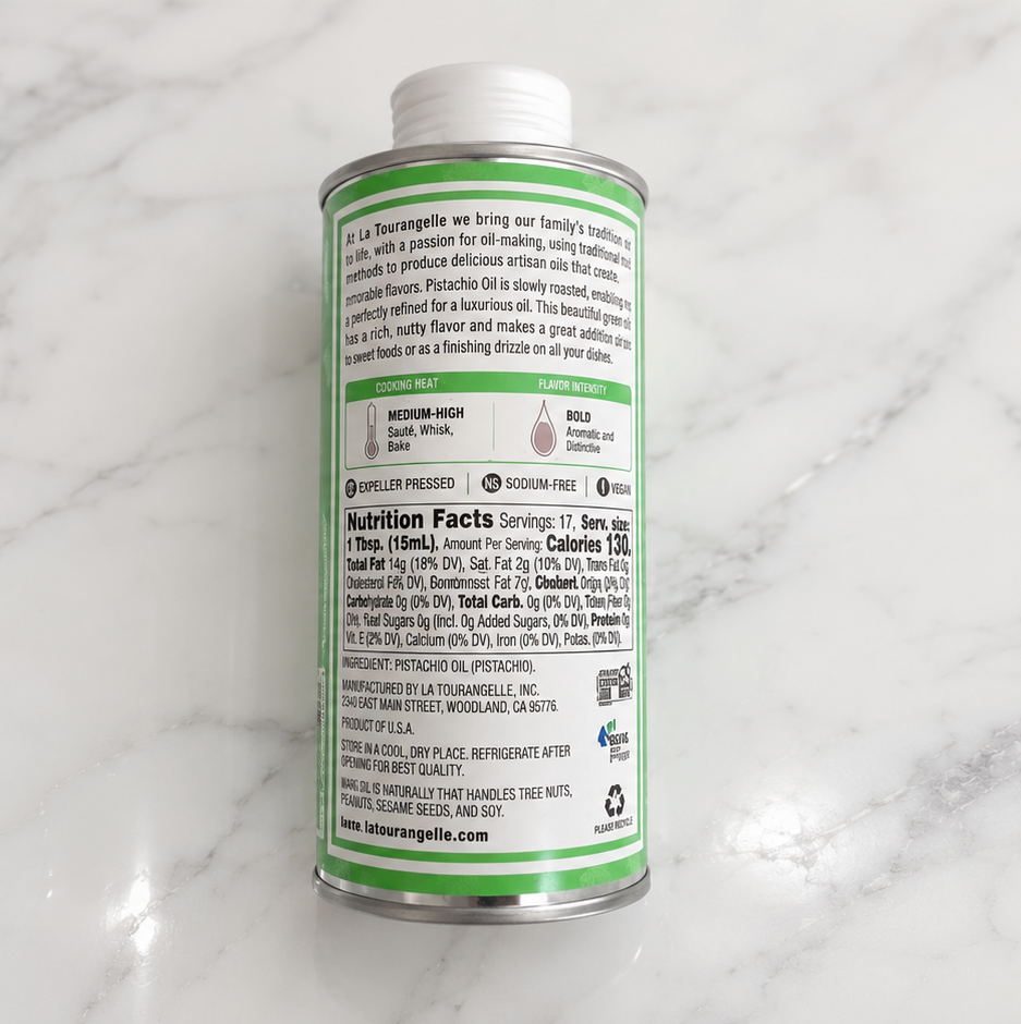 RETAIL PRICE$17-LaTourangelle NON GMO 100% Pure Pistachio Oil - photo 4