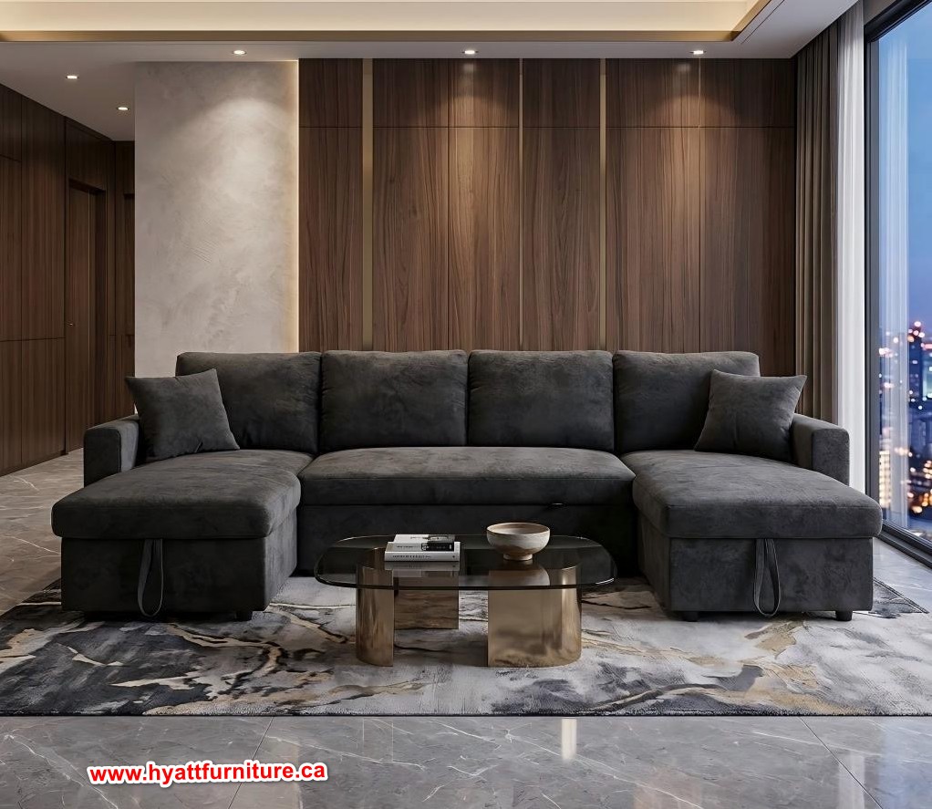 Brand new Large Chenille Sectional Sofa Bed only $998 - photo 4