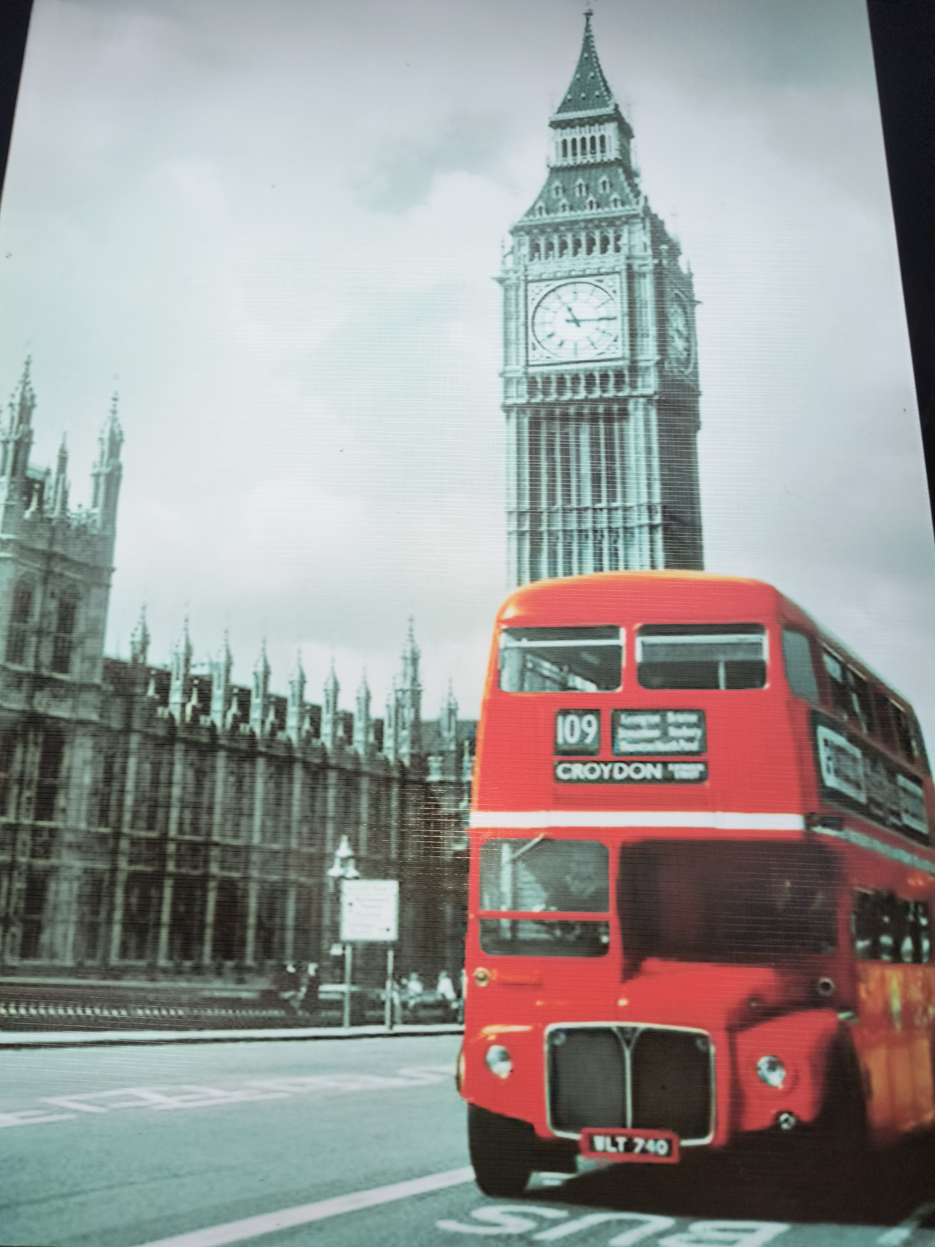 Set Of 3x Canvas CE Vintage Wall Art New York London, and Paris! - photo 2