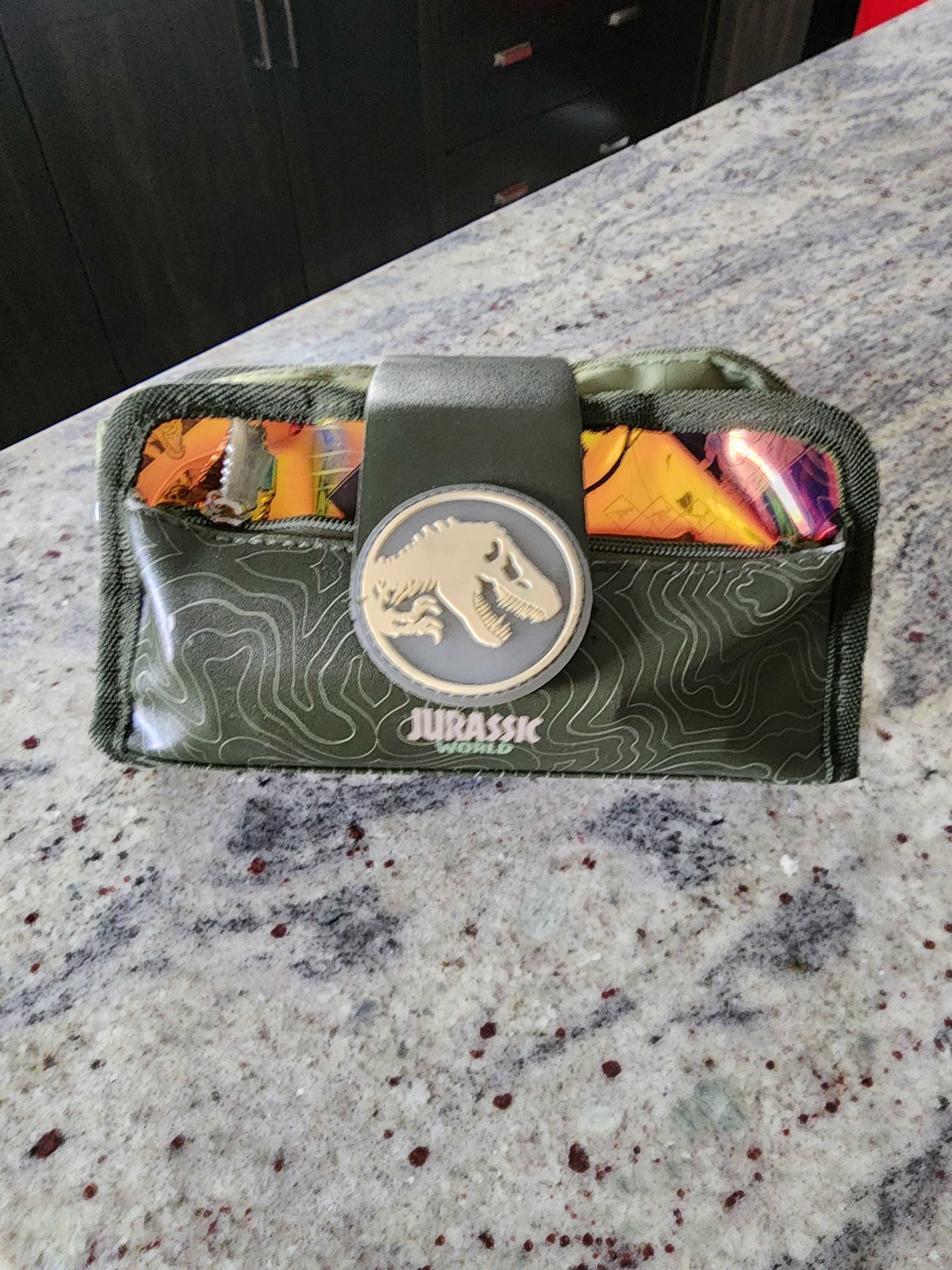 Jurassic Park kids pencil case, excellent condition with suppli - photo 2