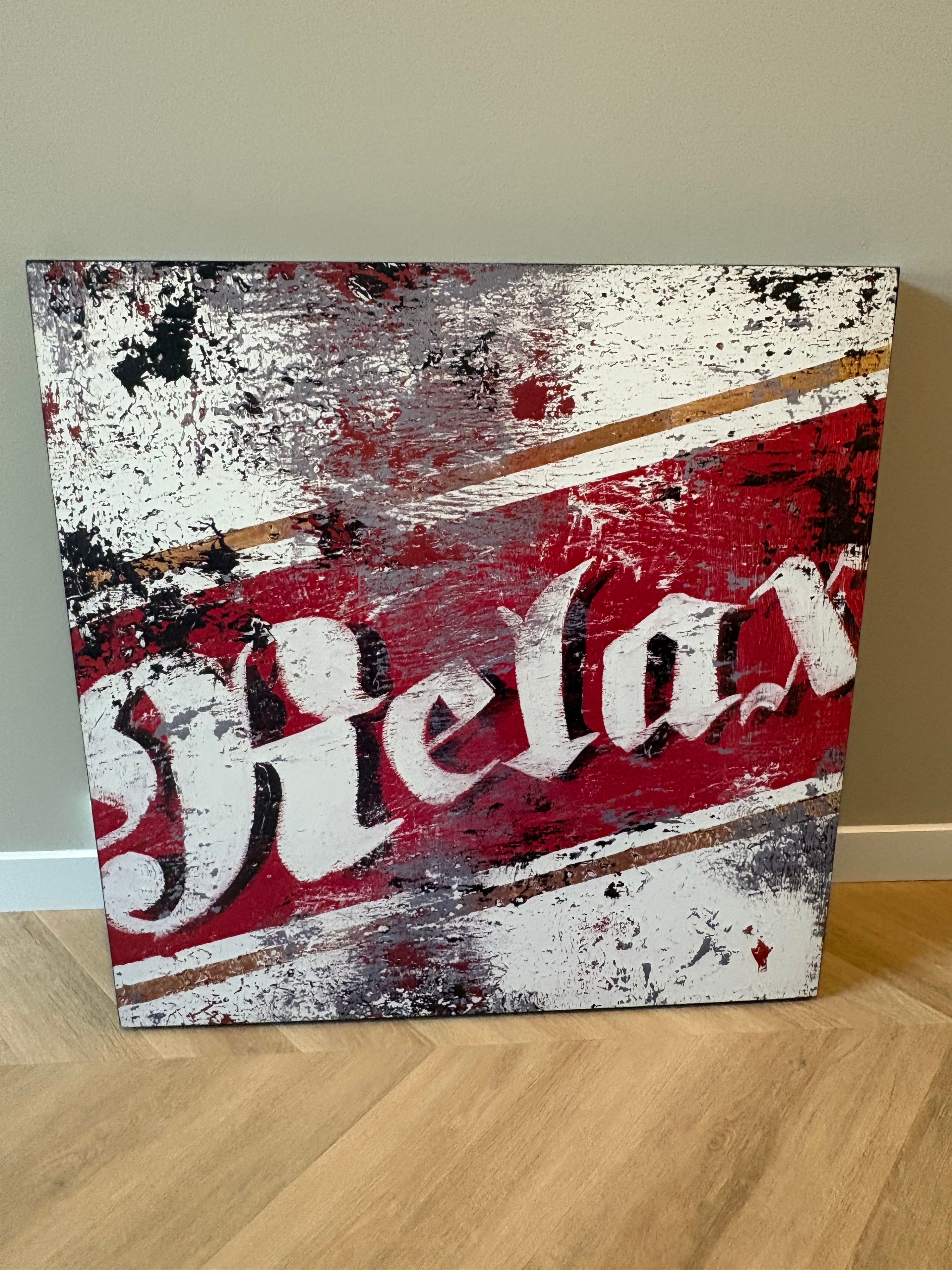 Vintage Style Picture on Wood