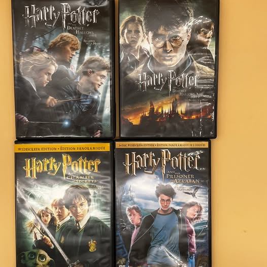 Harry Potter DVD disc movies