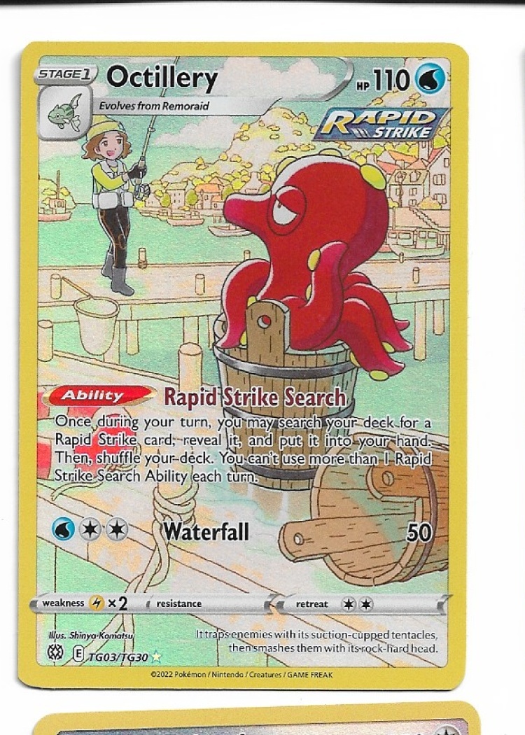 Pokemon Octillery TG03/TG30 Brilliant Stars Trainer Gallery NM