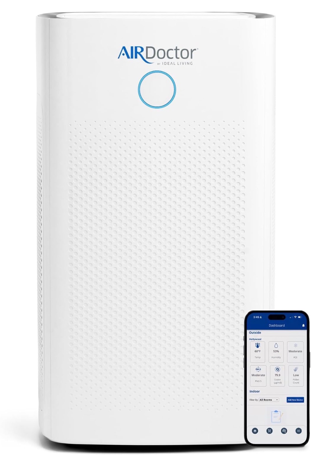 SMART Air Purifier Extra Large Spaces HEPA Carbon & VOC filters - photo 3