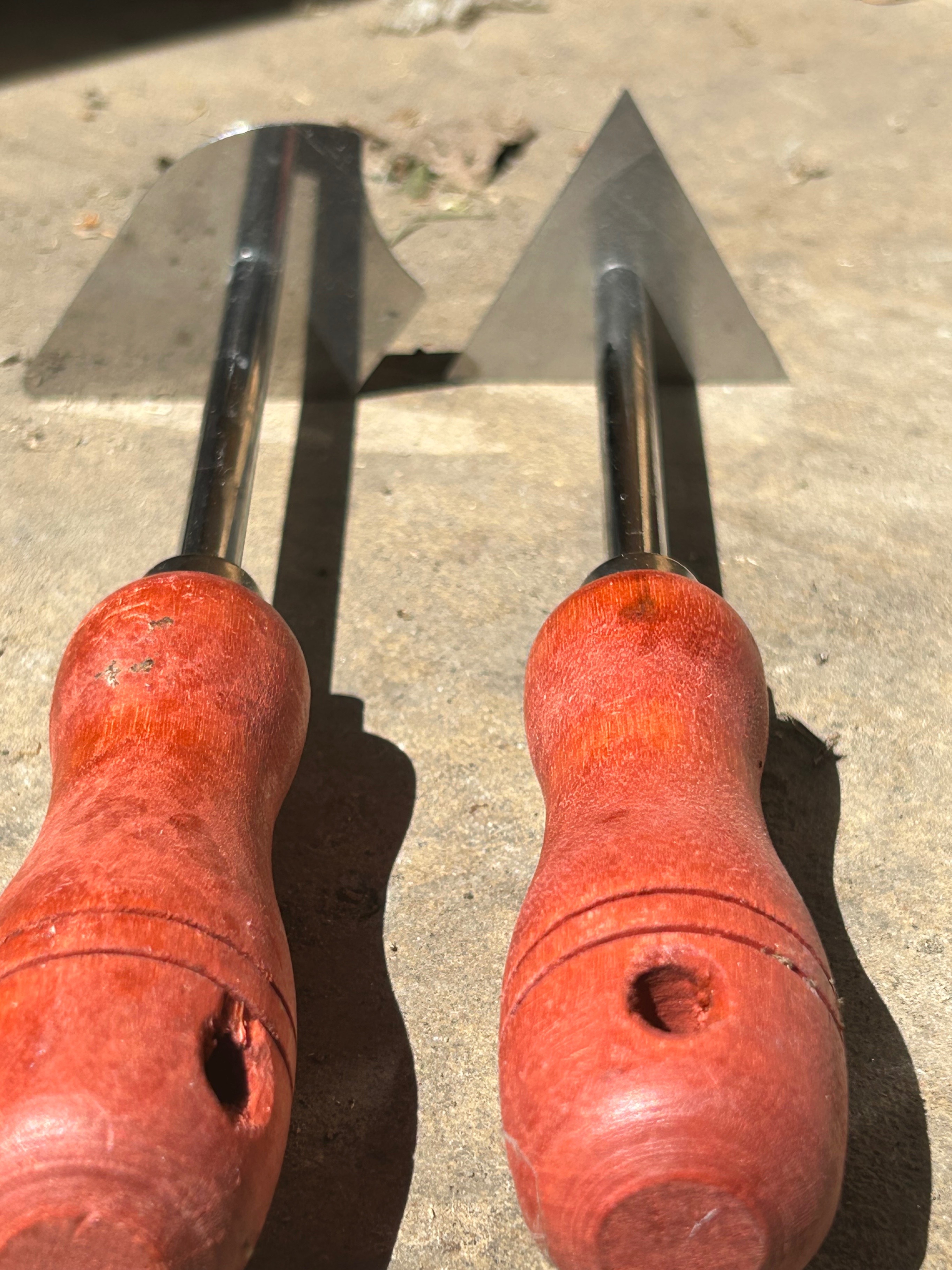 Metal Paint Scrapers - Triangle and Teardrop - photo 5