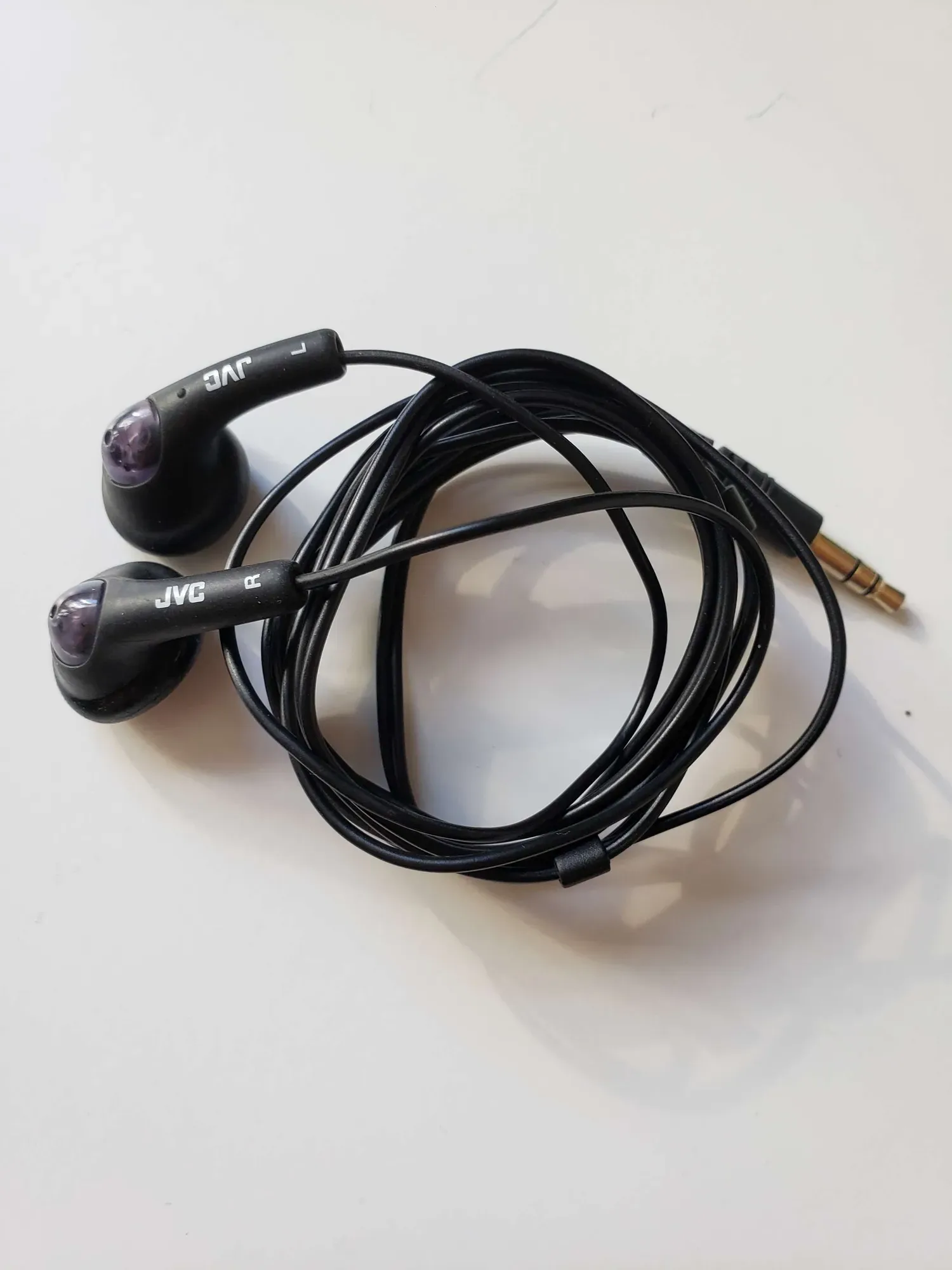 Black JVC headphones - quality sound from a good brand