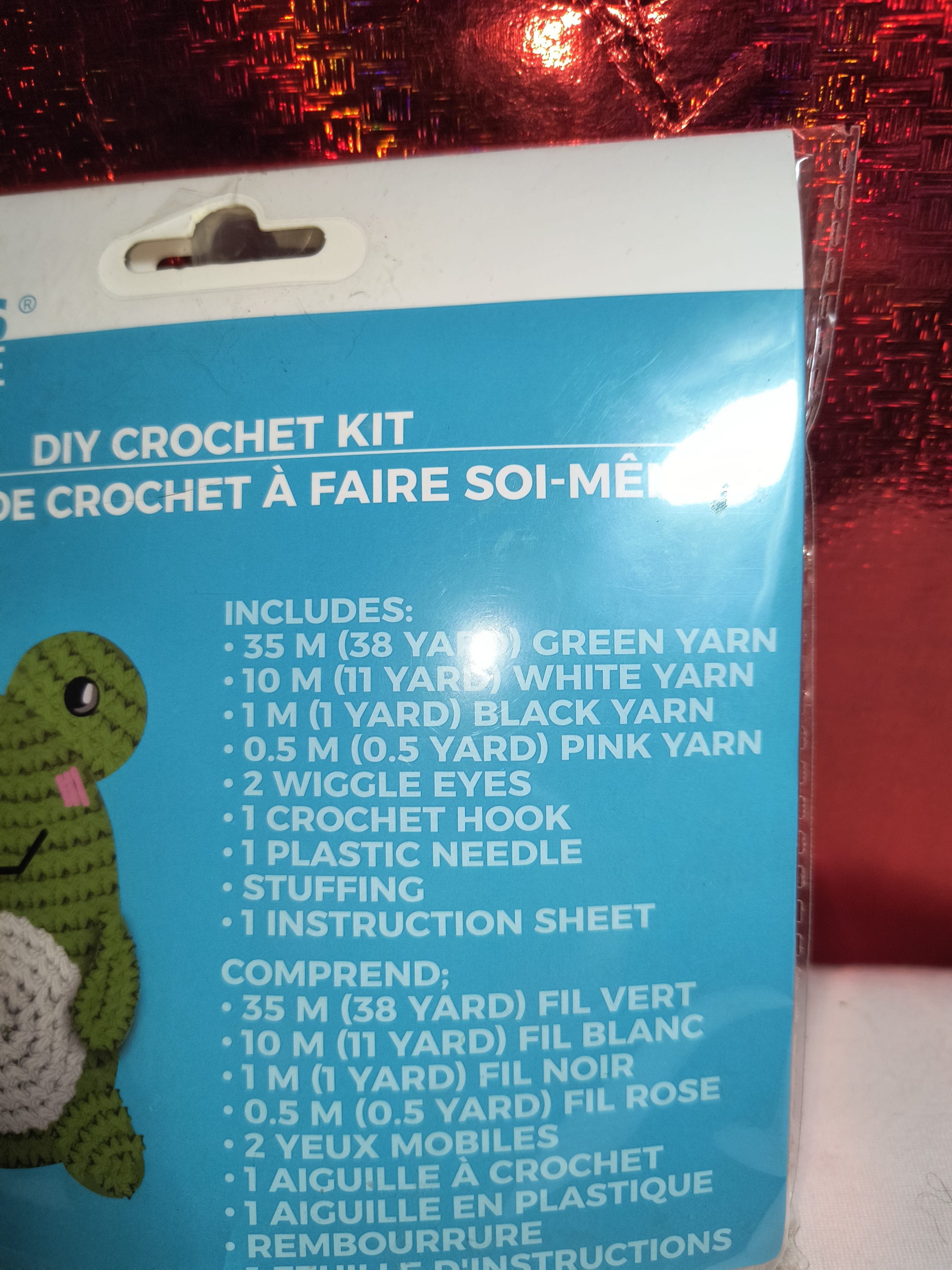 DIY Frog Crochet kit craft set plus free gift!! Crafter's Square - photo 2