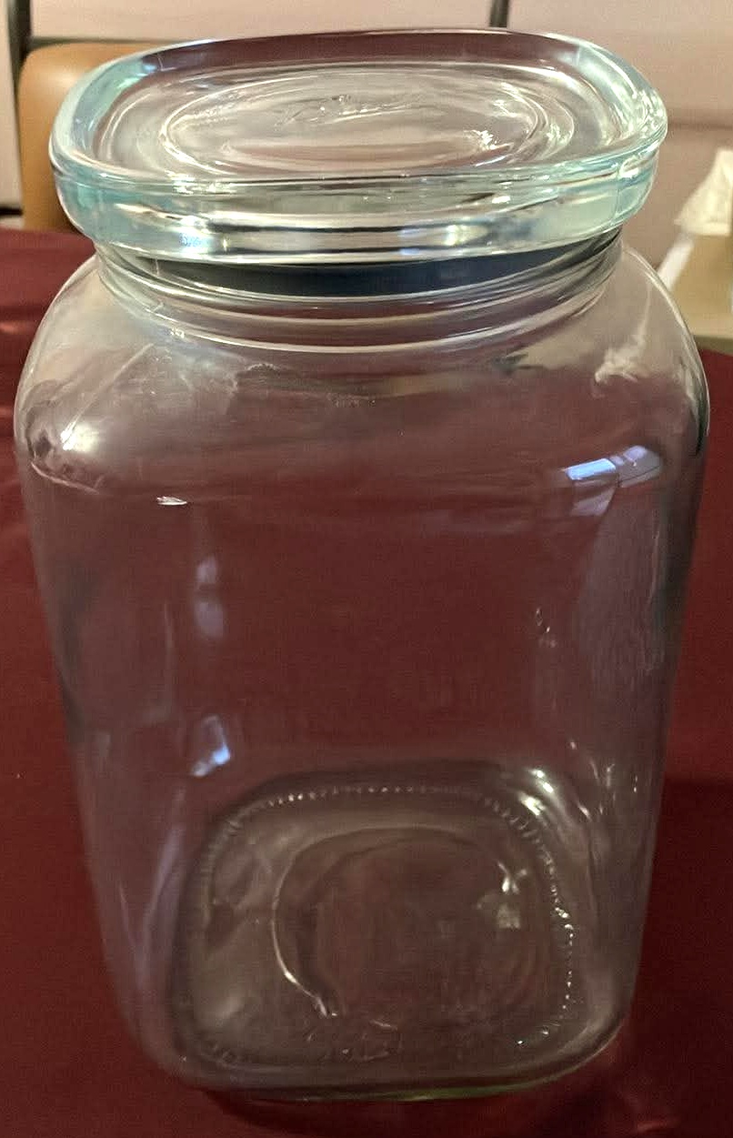 Ball Glass Jar and Lid Large 10 Inches and Holds More than 12 Cp