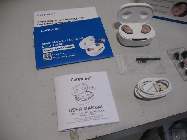 Ceretone Rechargeable Hearing Aids, Torch Model, BRAND NEW - photo 5