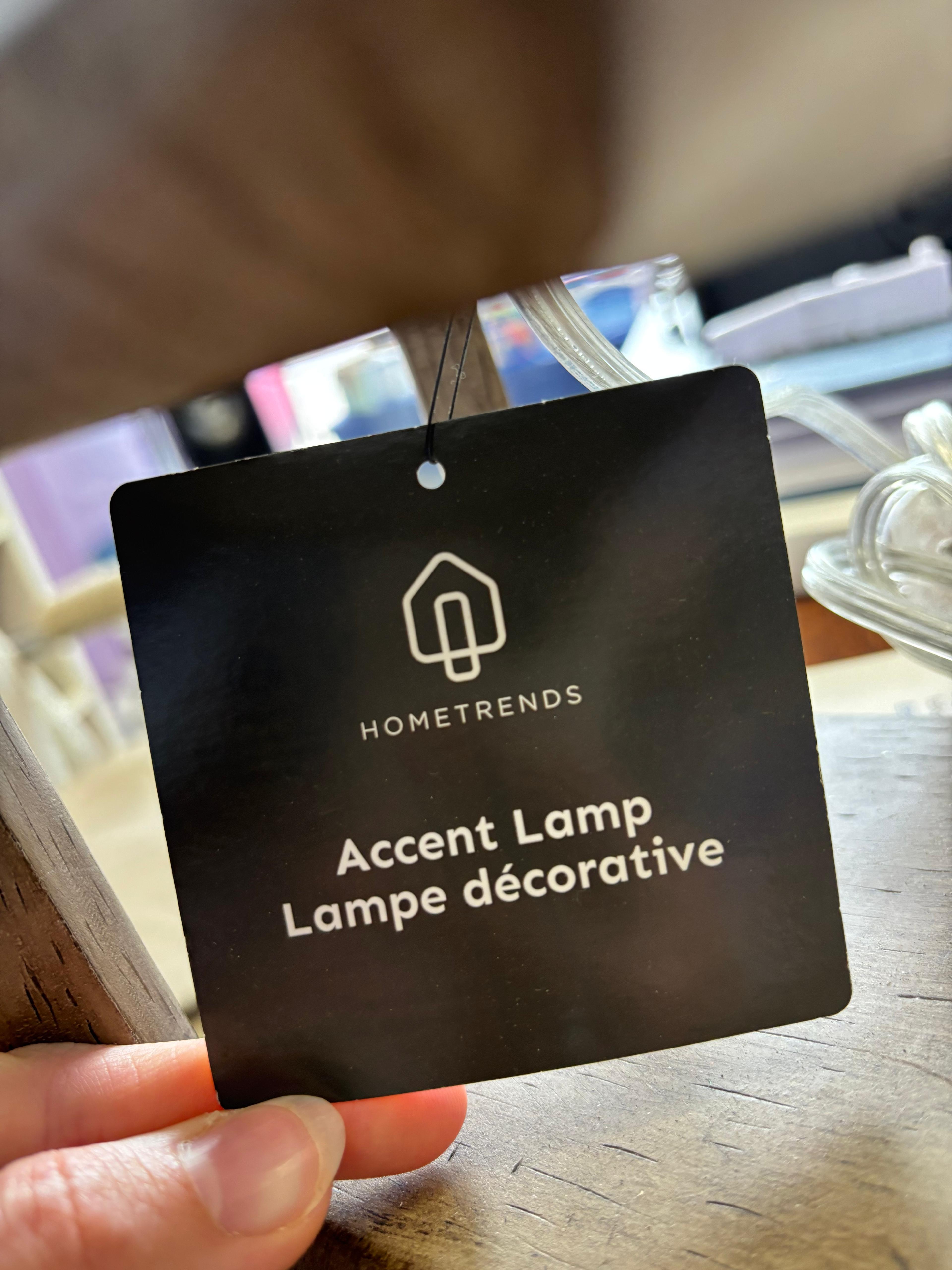 Hometrends Accent Table Lamp - New - $13 - photo 5