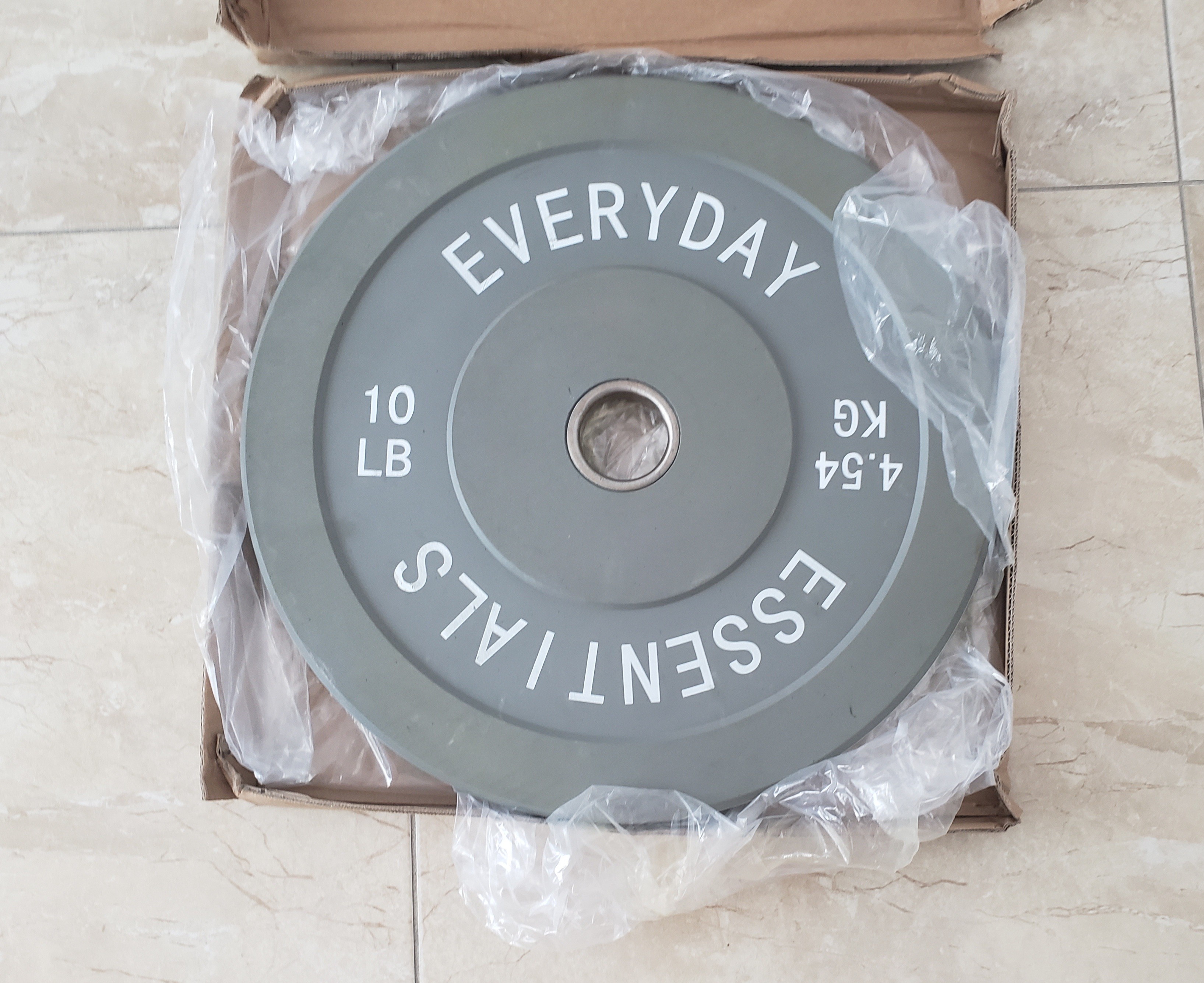 Two 10lbs thin Olympic Bumper Weight Plates - photo 2