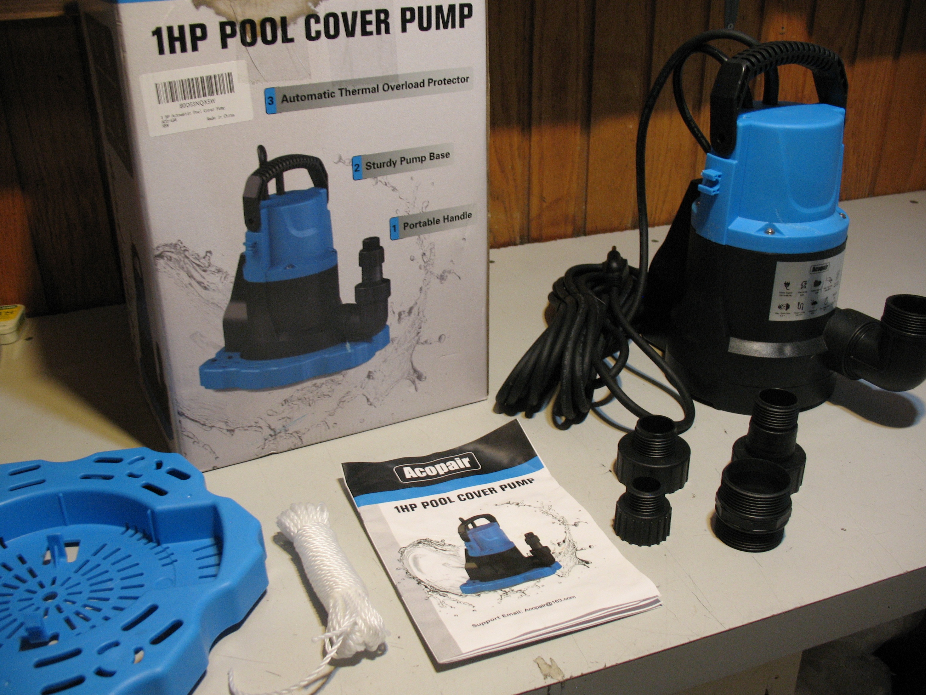 1 HP Pool Cover Pump, BRAND NEW - photo 3