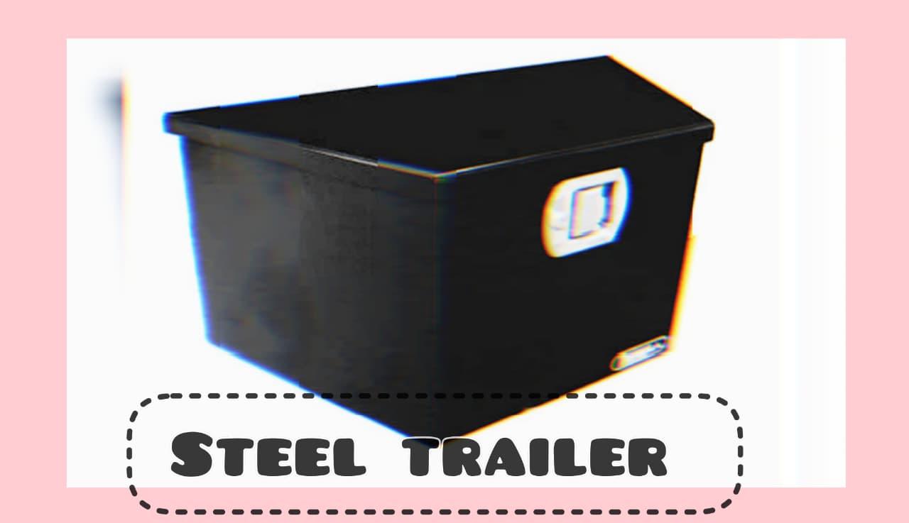 34-Inch Steel Trailer Tongue Box