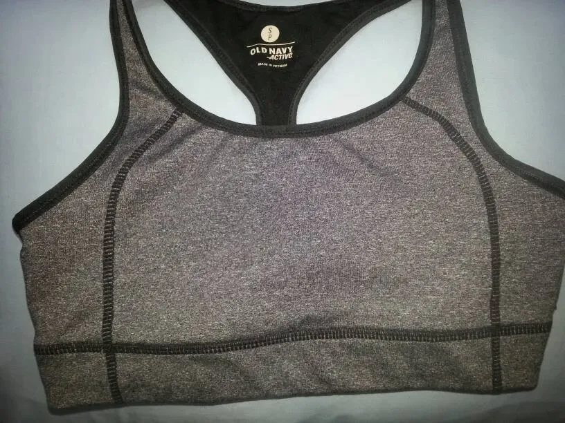 Like New Grey Sports Bra -- Old Navy -- Size Small -- Worn On...