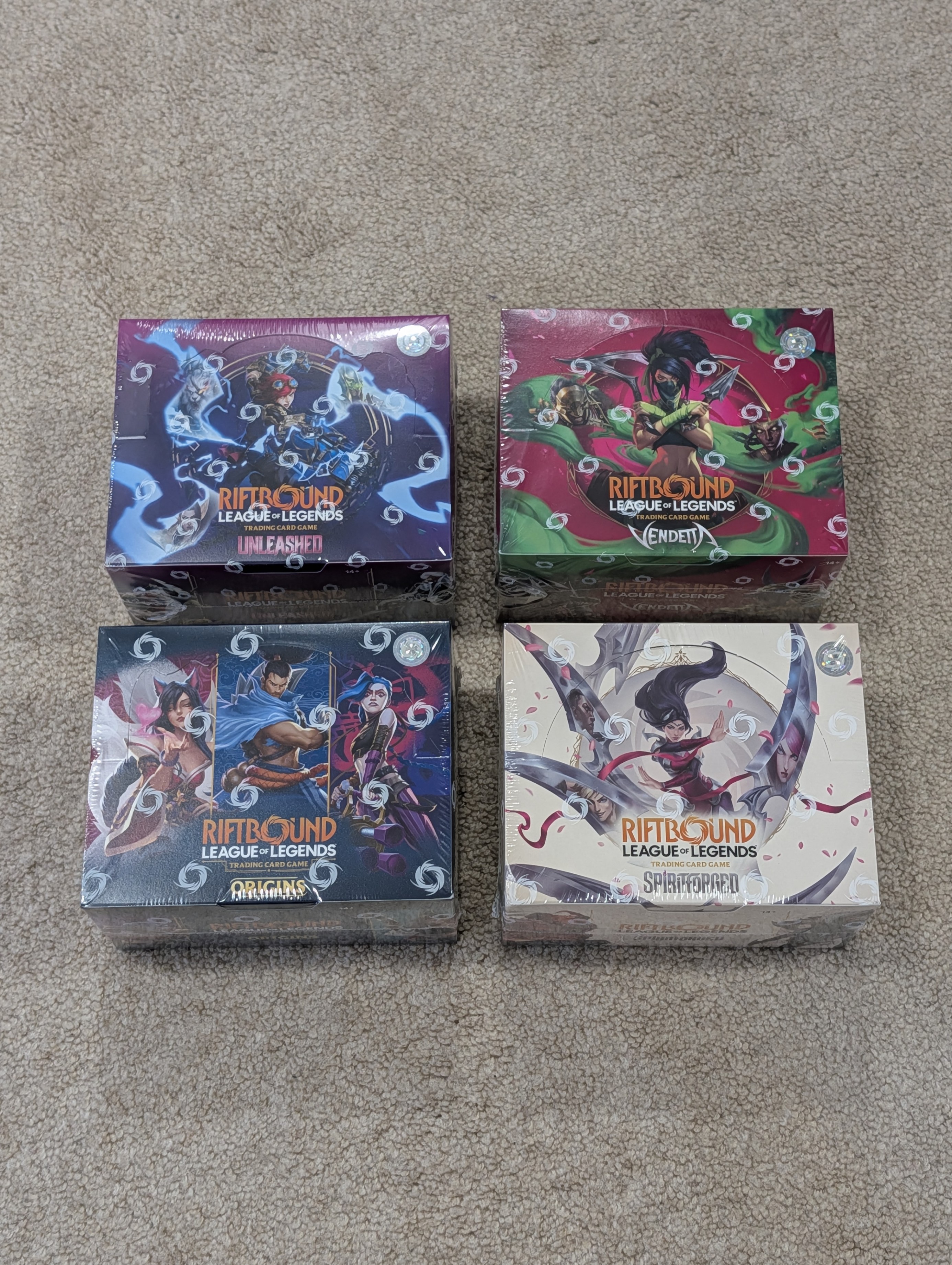 Riftbound Booster Boxes Complete Set 1-4 - photo 3