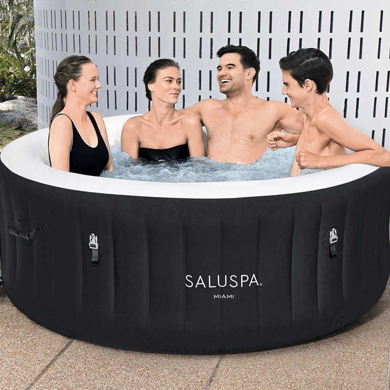 Saluspa Miami Airjet 2-4 Person Inflatable Hot Tub 71" x 26"