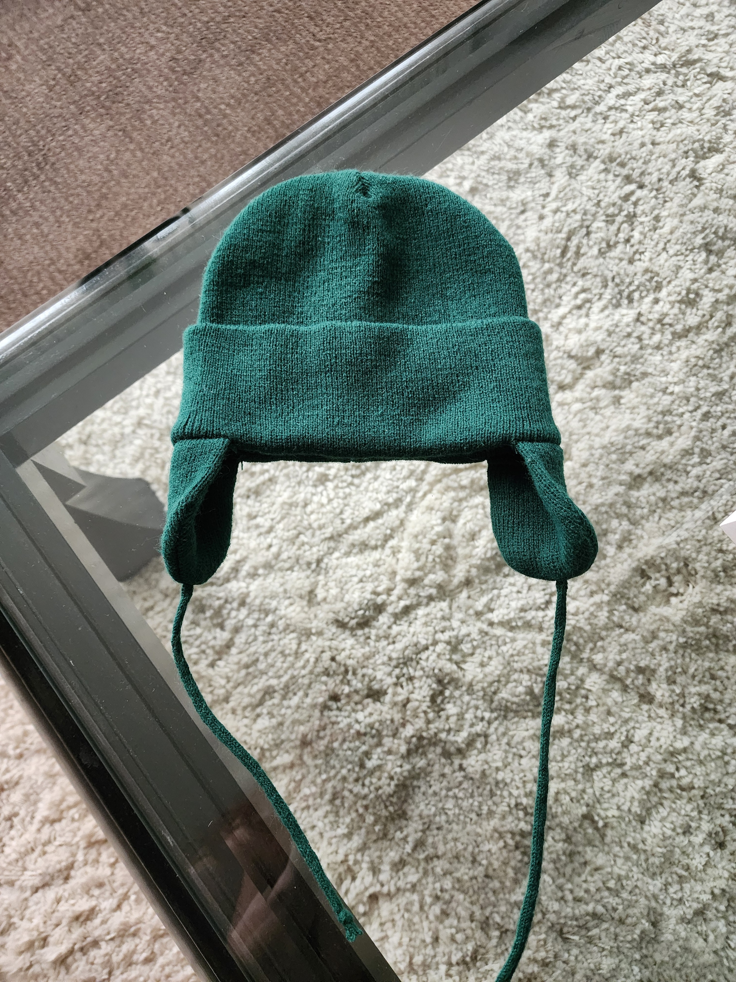 Toddler - age 4 green tuque
