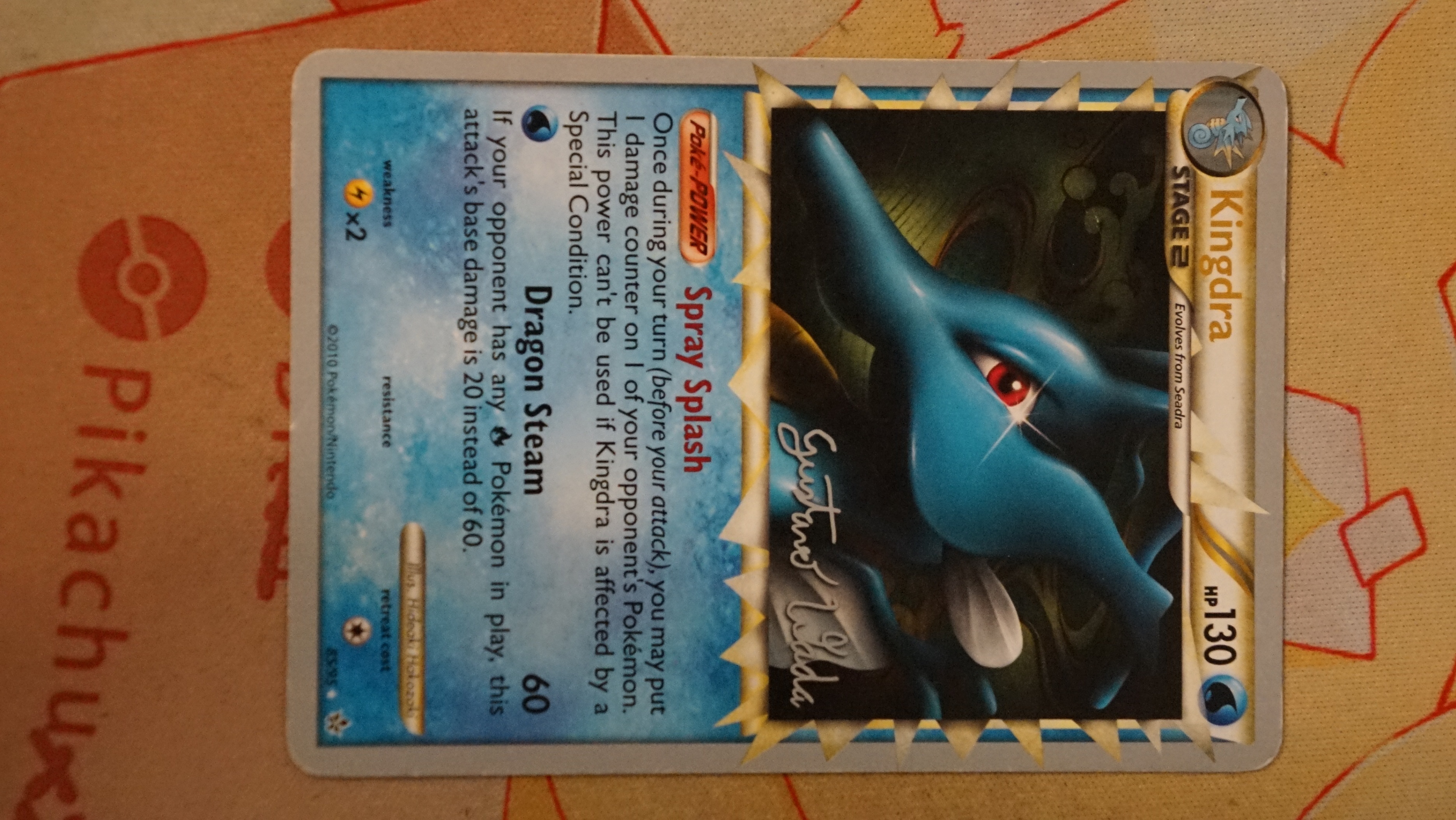 Pokemon Kingdra 85/95 World Championships 2011 Deck P - photo 3