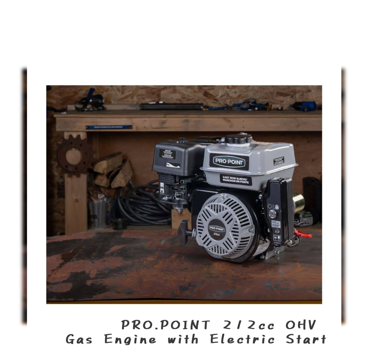 PRO.POINT 212cc OHV Gas Engine with Electric Start - photo 3